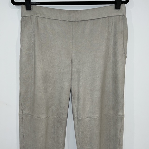 MARCCAIN Additions Sand Pull On Stretchy Faux Suede Leggings Pants size 10 - Picture 3 of 15